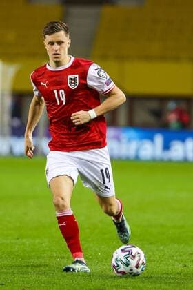 SOCCER - FIFA World Cup, WM, Weltmeisterschaft, Fussball 2022 quali, AUT vs FRO VIENNA,AUSTRIA,28.MAR.21 - SOCCER - FIFA World Cup Qatar 2022, European qualifiers, OEFB international match, Länderspiel, Nationalmannschaft Austria vs Faroe Islands. Image shows Christoph Baumgartner (AUT). GEPAxpictures xPhilippxBrem