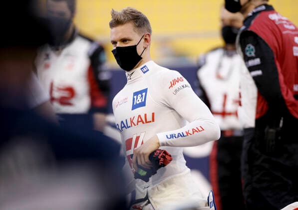 SCHUMACHER Mick (ger), Haas F1 Team VF-21 Ferrari, portrait during Formula 1 Gulf Air Bahrain Grand Prix 2021 from March 26 to 28, 2021 on the Bahrain International Circuit, in Sakhir, Bahrain - FORMULE 1 : Grand prix du Bahrein - Sakhir - Course - 28 03 2021 DPPI Panoramic 