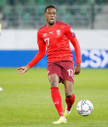 Foto Manuel Geisser 28.03.2021 Sankt Gallen : Kybunpark St.Gallen , Saison 2020 2021 Herren Fussball WM Qualifikation Schweiz - Litauen . Denis Zakaria (Schweiz) *** Photo Manuel Geisser 28 03 2021 Sankt Gallen Kybunpark St Gallen , Season 2020 2021 Men Football World Cup Qualification Switzerland Lithuania Denis Zakaria Switzerland 