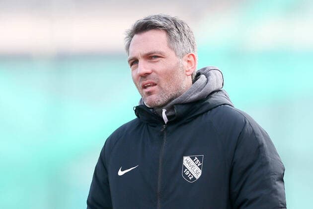 Chemnitz, 27 03 2021, Sportforum Chemnitz, football, men, test match , Chemnitzer FC TSV Havelse 3 1 0 0 , In picture coach Jan Zimmermann, TSV Havelse ,