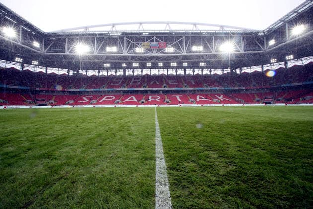 MOSCOW, RUSSIA, FEBRUARY 28, 2021. The 2020 21 Russian Football Premier League. Round 20. Football match between Spartak (Moscow) vs Rubin (Kazan) at Otkritie Arena. Photo by Stupnikov Alexander FC Spartak StupnikovxAlexander