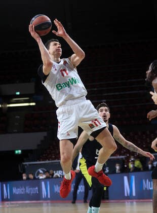 30 03 2021, EuroLeague, FC Bayern Basketball vs Fenerbahce, Audi Dome Munich, Sport, in picture Vladimir Lucic FCB Basketball