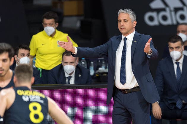 Basketball, Euroleague, day0 03 2021, FC Bayern München Fenerbahce Istanbul In the picture Head Coach of Fenerbache Instanbul Igor KOKOSKOV Munich Audi Dome Bayern Germany Copyright: Passion2Press.dex xMarkusxFischerx