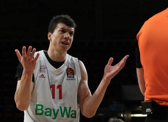 30 03 2021, EuroLeague, FC Bayern Basketball vs Fenerbahce, Audi Dome Munich, Sport, in picture Vladimir Lucic FCB Basketball