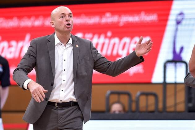 Rodrigo Pastore Trainer, Headcoach Niners Chemnitz , Basketball, Bundesliga, BBL, BG Goettingen Niners Chemnitz, 30 03 2021, BG Goettingen Niners Chemnitz, Basketball, Bundesliga, GER, BBL, 30 03 2021 Goettingen Copyright: xEibner-Pressefotox-xRolandxSippelx