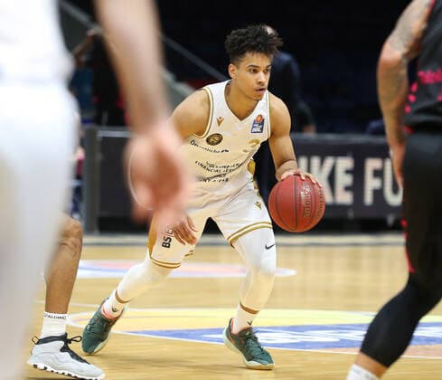 Löwen Braunschweig vs Bonn, BBL Braunschweig, 31 03 2021, BASKETBALL easyCredit BBL Basketball Bundesliga, Löwen Braunschweig vs Telekom Baskets Bonn, season 2020 21 Garai Zeeb Löwen Braunschweig Braunschweig