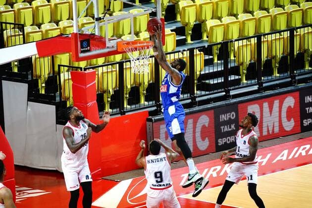 Willie Reed (Buducnost Podgorica) BASKETBALL : Monaco vs FK Buducnost Podgorica - Eurocoupe - Monaco - 31 03 2021 NorbertScanella PanoramiC 