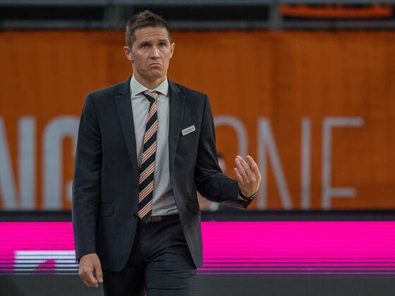 Jaka Lakovic Ratiopharm Ulm coach , dissatisfied, ratiopharm Ulm vs S Oliver Baskets Wuerzburg, basketball, Bundesliga, BBL, easycredit, 29 Spieltag, Spielzeit 2020 2021, 01 04 2021, ratiopharm Ulm vs S Oliver Baskets Wuerzburg, basketball, Bundesliga, BBL, easycredit, 29 Spieltag, Spielzeit 2020 2021, 01 04 2021 New Ulm Copyright: xEibner-Pressefoto SaschaxWaltherx EP_EER