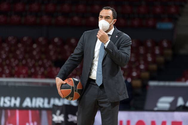 Basketball, Euroleague, day0 04 2021, FC Bayern Munich Zalgiris Kaunas In the picture Co coach of FC Bayern Munich Demond GREENE warm up Munich Audi Dome Bayern Germany. Copyright: Passion2Press.dex xMarkusxFischerx