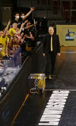 Ludwigsburg , Basketball easyCredit BBL Bundesliga , MHP RIESEN Ludwigsburg vs SYNTAINICS MBC , John Patrick Coach Riesen