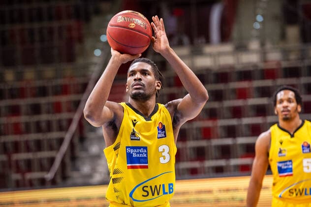 Jaleen Smith MHP RIESEN Ludwigsburg 3 1 Basketball Bundesliga easyCredit BBL MHP RIESEN Ludwigsburg SYNTAINICS MBC on 01 04 2021 in Ludwigsburg MHPArena , Baden Wuerttemberg, Germany Ludwigsburg 01 04 21 Basketball , 01 04 2021, Ludwigsburg Germany xpxsdx