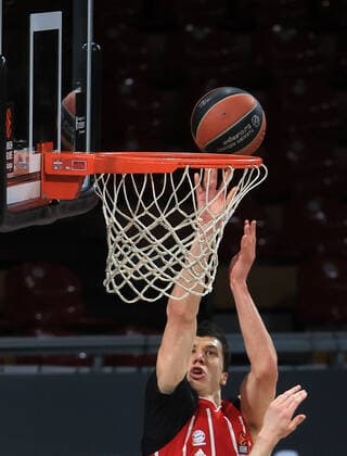 01 04 2021, EuroLeague, FC Bayern Basketball vs Kaunas, Basketball, Audi Dome Munich, Sports, in the picture Vladimir Lucic FCB Basketball