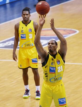 Ludwigsburg , Basketball easyCredit BBL Bundesliga , MHP RIESEN Ludwigsburg vs SYNTAINICS MBC , Tremmell Darden Riesen