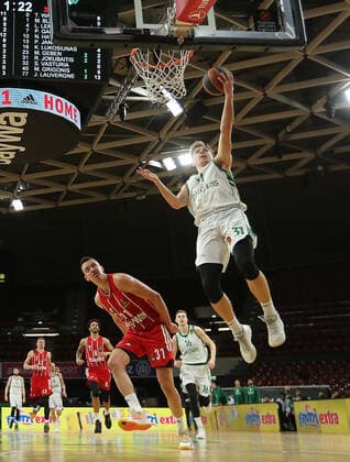 Rokas Jokubaitis Kaunas GER, FC Bayern Basketball vs Zalgiris Kaunas, Basketball, Euroleague, 2020 2021 season, 01 04 2021, GER, FC Bayern Basketball vs Zalgiris Kaunas, Basketball, Euroleague, 2020 2021 season, 01 04 2021, Munich. Copyright: xEIBNER MarcelxEngelbrechtx EP_EER