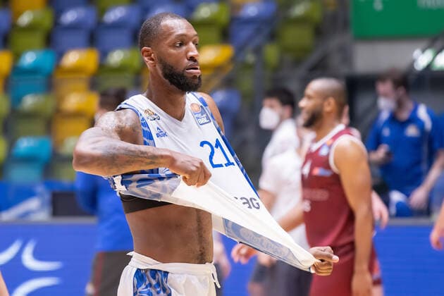Fraport Skyliners NINERS Chemnitz, easyCredit BBL Kamari Murphy Fraport Skyliners, 21 Basketball match of the easyCredit BBL between Fraport Skyliners and NINERS Chemnitz on April 1, 2021 at Fraport Arena in Frankfurt am Main , Frankfurt am Main Hesse Germany Fraport Arena