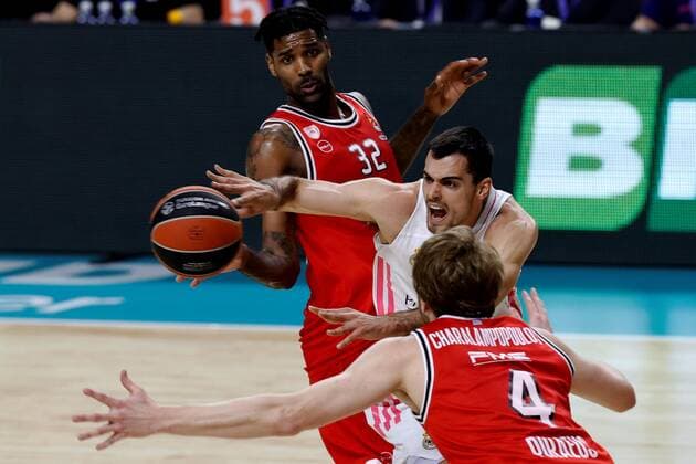 Basketball, EuroLeague, Real Madrid - Olympiakos Piraeus
