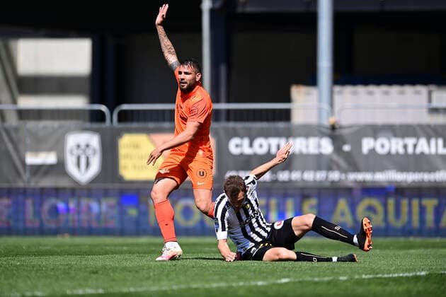 Andy Delort (MHSC) FOOTBALL : SCO Angers vs MHSC - Ligue1 Uber Eats - 04 04 2021 JBAutissier Panoramic 