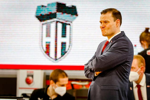 Head coach Johan Roijakkers Brose Bamberg Brose Bamberg Hamburg Towers easyCredit BBL Basketball Bundesliga Basketball Season 2020 21 26 Matchday, 04 04 2021 Bamberg, Brose Arena Copyright: DanielxLöb
