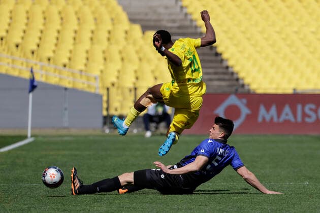 L1 NANTES Vs NICE e at Stade de la Beaujoire in Nantes, western France on April 04, 2021.  Copyright: xJeremiasxGonzalezx xIP3x