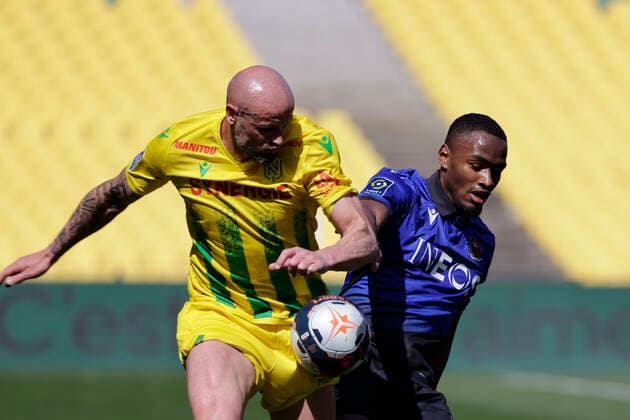 L1 NANTES Vs NICE e at Stade de la Beaujoire in Nantes, western France on April 04, 2021.  Copyright: xJeremiasxGonzalezx xIP3x