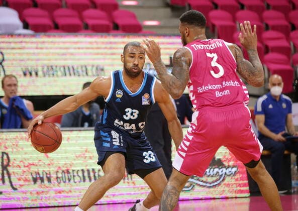 James Thompson IV Telekom Baskets Bonn vs Jayson Granger ALBA BERLIN easyCredit BBL 1 Bundesliga , Season 2020 2021 , Matchday 26