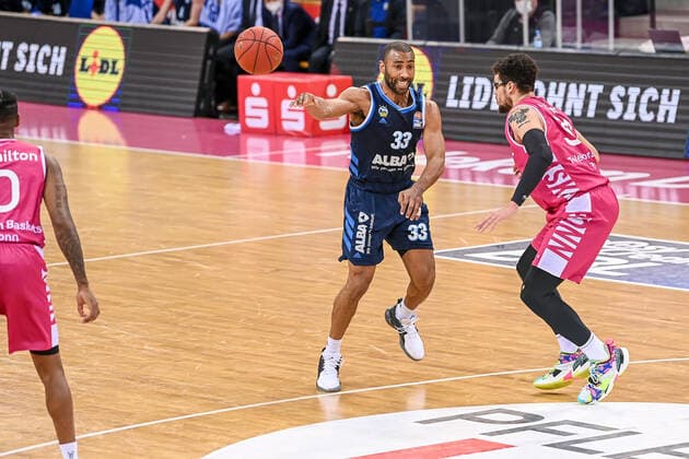 easyCredit BBL, Telekom Baskets Bonn vs Alba Berlin, 04 04 2021 Jayson Granger Alba Berlin 33 , easyCredit BBL, Telekom Baskets Bonn vs Alba Berlin on 04 04 2021 at Telekom Dome Bonn, Bonn Nordrhein Westfalen Copyright: xBEAUTIFULxSPORTS Mueller-Laschetx