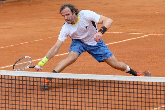 ATP, Tennis Herren Tour 250 2021 Sardegna Open Tennis CAGLIARI, ITALY, APR 04: Tejmuraz Gabasvili during the ATP Tour 250 Sardegna Open tennis match in Cagliari, Italy on April 04, 2021. Cagliari Tennis Club Cagliari Italy 6456_236599 Copyright: xGiampieroxSposito PentaxPressx