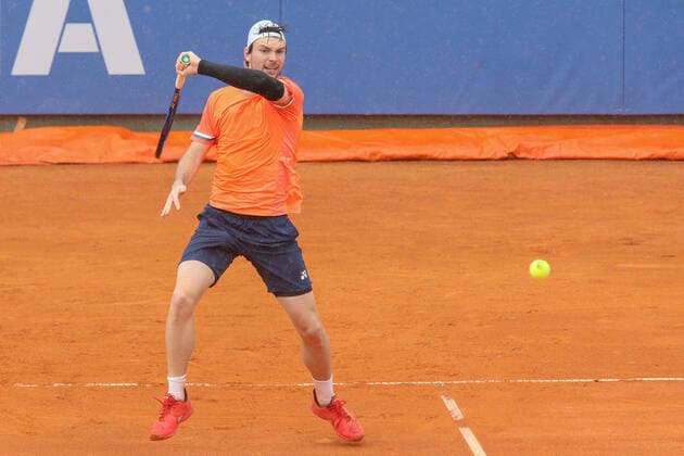 ATP, Tennis Herren Tour 250 2021 Sardegna Open Tennis CAGLIARI, ITALY, APR 04: Jurij Rodionov during the ATP Tour 250 Sardegna Open tennis match in Cagliari, Italy on April 04, 2021. Cagliari Tennis Club Cagliari Italy 6456_236541 Copyright: xGiampieroxSposito PentaxPressx