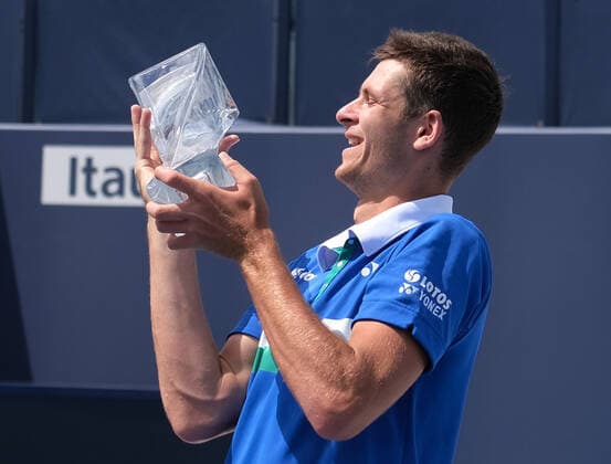 Tennis, ATP Tournament in Miami, Winner Hubert Hurkacz