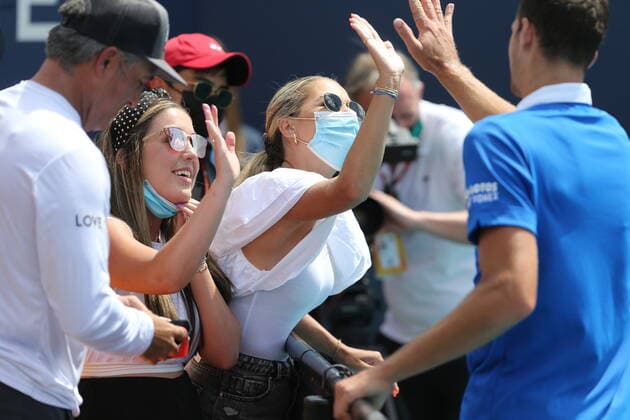 April 4, 2021, Miami Gardens, Florida, United States Of America: MIAMI GARDENS, FLORIDA - APRIL 04: (NO SALES TO NEW YORK POST) Hubert Hurkacz of Poland defeats Jannik Sinner of Italy during the mens singles final at the Miami Open at Hard Rock Stadium. on April 04, 2021 in Miami Gardens, Florida....People: Hubert Hurkacz Miami Gardens United States Of America - ZUMAs214 20210404_zda_s214_167 Copyright: xSMGx