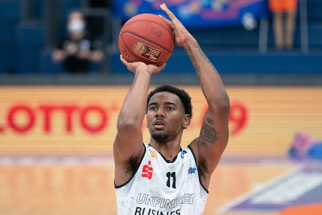 Syntainics MBC Niners Chemnitz, Basketball, Bundesliga, Men, 2020 2021, 26 Matchday, 05 04 2021, Isiaha Mike Chemnitz, 11 Syntainics MBC Niners Chemnitz, Basketball, Bundesliga, Men, 2020 2021, 26 Matchday, 05 04 2021, Weissenfels Copyright: xSchulz Eibner-Pressefotox ep_esz