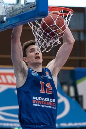 Syntainics MBC Niners Chemnitz, Basketball, Bundesliga, Men, 2020 2021, 26 Spieltag, 05 04 2021, Philipp Hartwich MBC, 12 , Korbleger Syntainics MBC Niners Chemnitz, Basketball, Bundesliga, Men, 2020 2021, 26 Spieltag, 05 04 2021, Weissenfels Copyright: xSchulz Eibner-Pressefotox ep_esz
