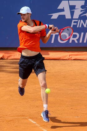 ATP, Tennis Herren Tour 250 2021 Sardegna Open Tennis CAGLIARI, ITALY, APR 05: Yannick Hanfmann during the ATP Tour 250 Sardegna Open tennis match in Cagliari, Italy on April 05, 2021. Cagliari Tennis Club Cagliari Italy 6460_236711 Copyright: xGiampieroxSposito PentaxPressx