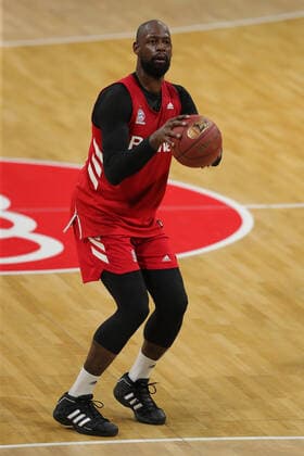 James Gist Muenchen while warming up GER, FC Bayern Basketball vs medi bayreuth, Basketball, easy Credit BBL, Season 2020 2021, 06 04 2021, GER, FC Bayern Basketball vs medi bayreuth, Basketball, easy Credit BBL, Season 2020 2021, 06 04 2021, Muenchen Copyright: xEIBNER MarcelxEngelbrechtx EP_EER