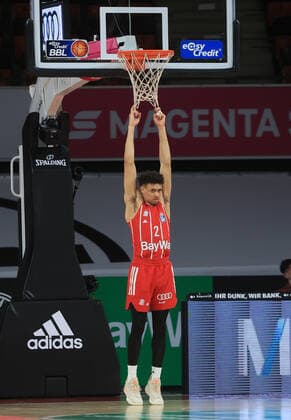 06 04 2021, FC Bayern Basketball vs Media Bayreuth, Audi Dome Muenchen Sport, in picture Wade Baldwin FCB Basketball