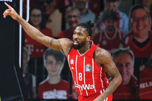 Bayerns 8 Jalen REYNOLDS basketball, Bayern Bayreuth, Bundesliga, 2020 2021 season, on 6 4 2021 in Munich, A U D I D O M E, Germany source copyright credit Oryk HAIST xx
