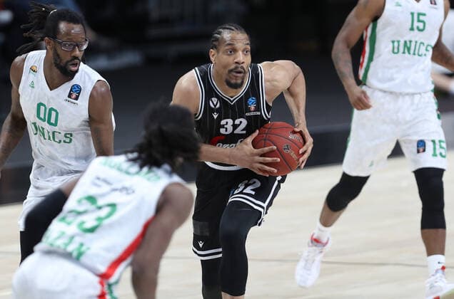 Vincent Hunter (Segafredo Virtus Bologna) during the Eurocup baksetball game Virtus Segafredo Vs Unics Kazan - Bologna, Italy, April 4, 2021 - photo: corrispondente_Bologna LiveMedia  Copyright: xLiveMedia CorrispondentexBolognax xLiveMediax 0