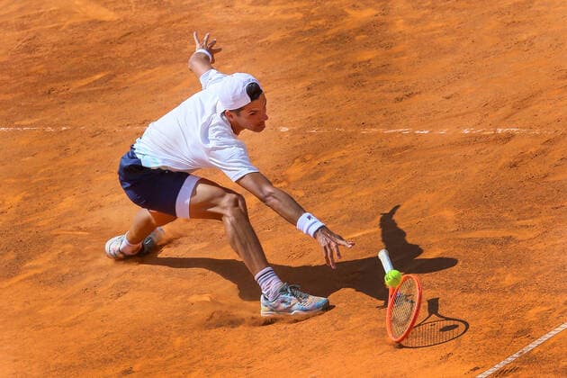2021 Sardegna Open Tennis - 20210406 CAGLIARI, ITALY, APR 06: John Millman in action during the ATP, Tennis Herren Tour 250 Sardegna Open tennis match in Cagliari, Italy on April 06, 2021. Cagliari Tennis Club Cagliari Italy 6463_236809 Copyright: xGiampieroxSposito PentaxPressx