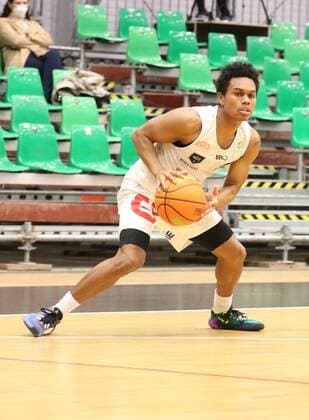 07 04 2021 Basketball Season 2019 2020 2 Bundesliga Pro A 12 Spieltag Nürnberg Falcons Basketball Club NBC Bayer Giants Leverkusen DaMa Tra Holder 0, Nürnberg Falcons BC NBC Freisteller Einzelbild