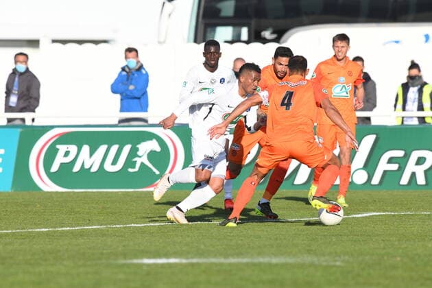 Football, Coupe de France, Voltigeurs de Chateaubriant - HSC Montpellier