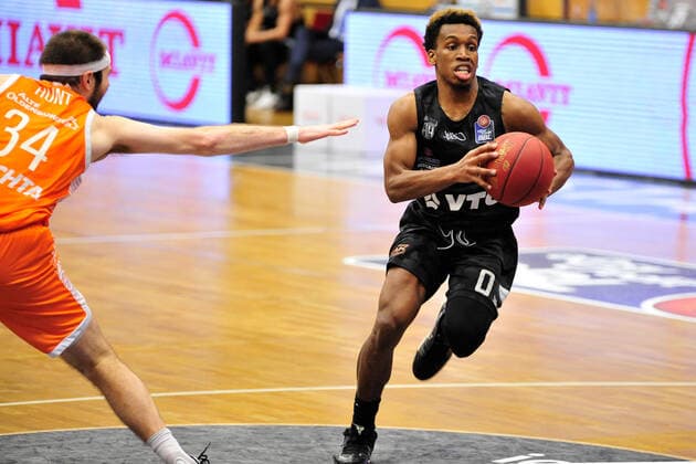 Basketball Bundesliga 29 Matchday RASTA Vechta Hamburg Towers on 07 04 2020 at the RASTA Dome in Vechta Tj Shorts Hamburg on the way to the basket BK
