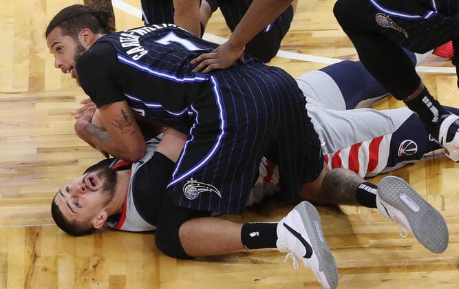 Basketball, NBA, Orlando Magic - Washington Wizards