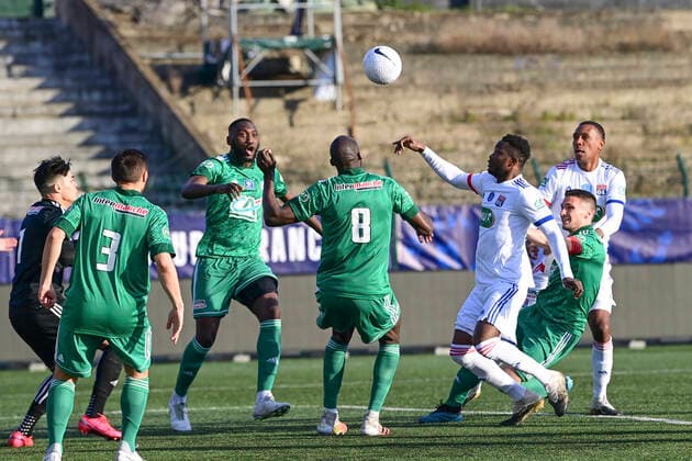 Football, Coupe de France, Red Star Paris - Olympique Lyon