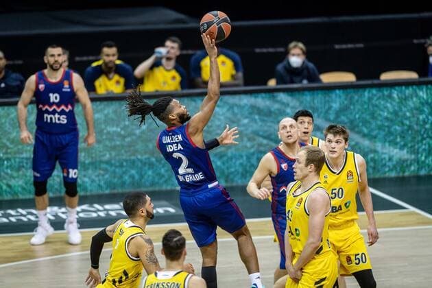 Basketball Berlin 08 04 2021 Euroleague Season 2020 2021 Alba Berlin Red Star Belgrade Corey Walden Belgrade, No 02