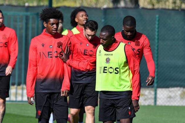 OGC Nice - Centre d entrainement et de formation a Nice FOOTBALL : Entrainement OGC Nice - 09 04 2021 LionelUrman Panoramic 