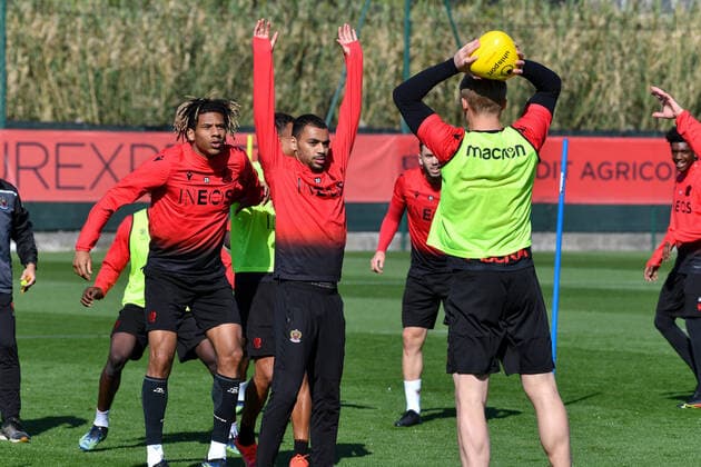 OGC Nice - Centre d entrainement et de formation a Nice FOOTBALL : Entrainement OGC Nice - 09 04 2021 LionelUrman Panoramic 