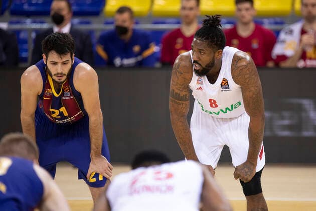 Jornada 34 de la Euroliga, Partido entre F C Barcelona y el F C Bayern de Munich, disputado en el Palau Blaugrana Partido de Euroliga entre F C Barcelona y el F C Bayern Munich, correpondiente a la jornada 34 de la liga regular Partido disputado en el Palau Blaugrana Barcelona Copyright: xBEAUTIFULxSPORTS Cuadradox