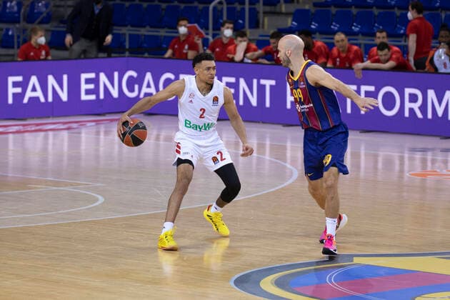 Jornada 34 de la Euroliga, Partido entre F C Barcelona y el F C Bayern de Munich, disputado en el Palau Blaugrana Partido de Euroliga entre F C Barcelona y el F C Bayern Munich, correpondiente a la jornada 34 de la liga regular Partido disputado en el Palau Blaugrana Barcelona Copyright: xBEAUTIFULxSPORTS Cuadradox