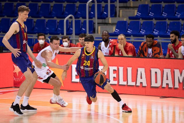 Jornada 34 de la Euroliga, Partido entre F C Barcelona y el F C Bayern de Munich, disputado en el Palau Blaugrana Partido de Euroliga entre F C Barcelona y el F C Bayern Munich, correpondiente a la jornada 34 de la liga regular Partido disputado en el Palau Blaugrana Barcelona Copyright: xBEAUTIFULxSPORTS Cuadradox