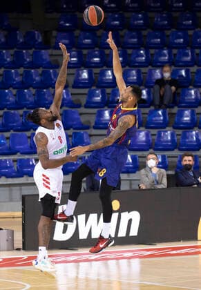 Jornada 34 de la Euroliga, Partido entre F C Barcelona y el F C Bayern de Munich, disputado en el Palau Blaugrana Partido de Euroliga entre F C Barcelona y el F C Bayern Munich, correpondiente a la jornada 34 de la liga regular Partido disputado en el Palau Blaugrana Barcelona Copyright: xBEAUTIFULxSPORTS Cuadradox